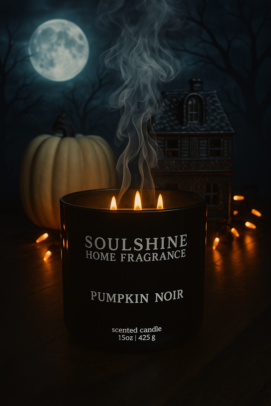 Pumpkin Noir 3-Wick Candle